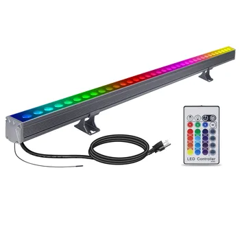 În aer liber de Perete LED Spalatoare de Control de la Distanță Inteligent RGB Culoare Schimbare de Peisaj Spoturi de Prindere rezistent la apa Potop de Lumină Petrecere Acasă